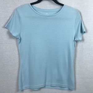 Talbots Lite Blue short sleeve tee P/Small